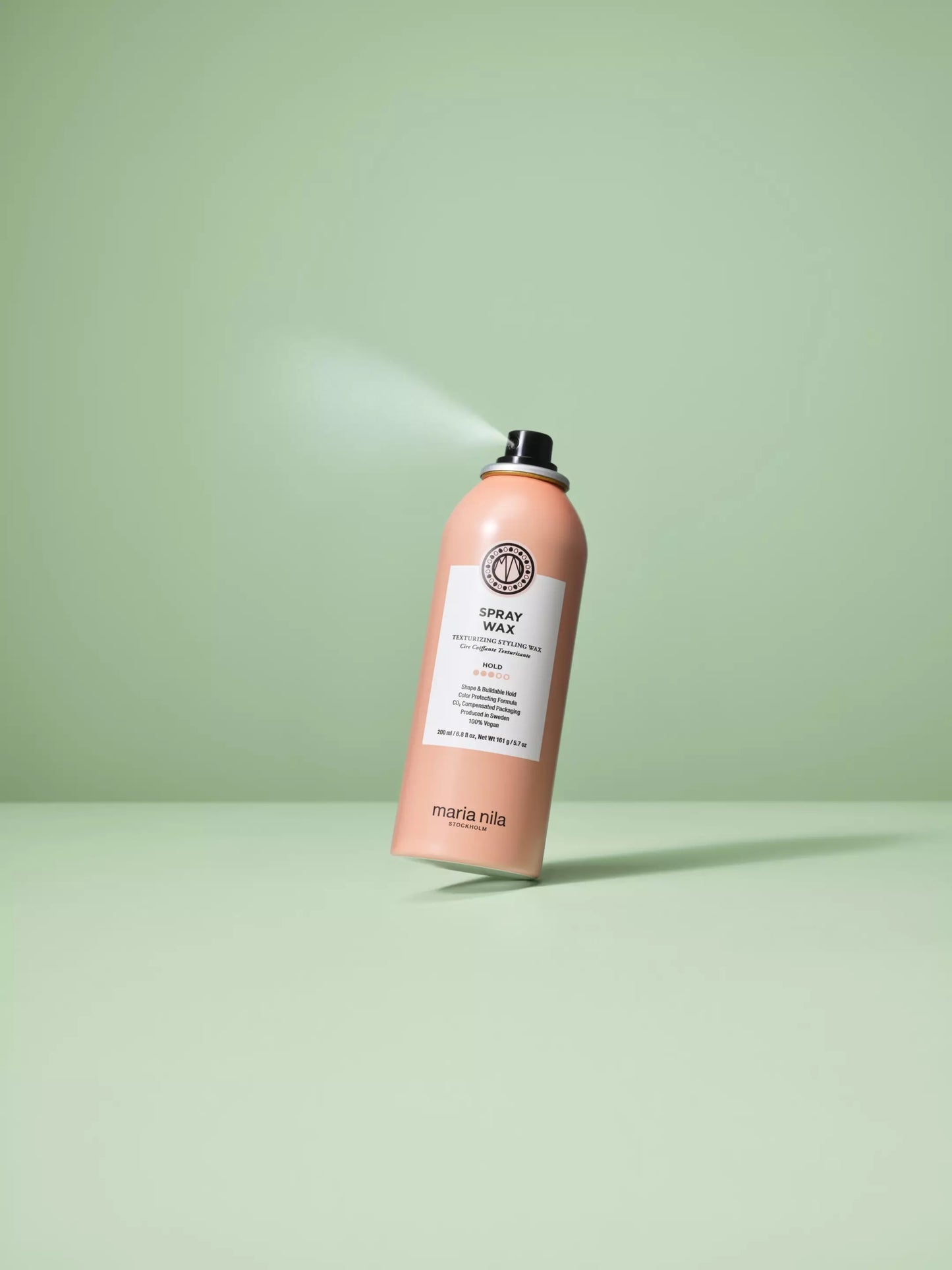 Maria Nila: Style & Finish Spray Wax, textur och lätt stadga