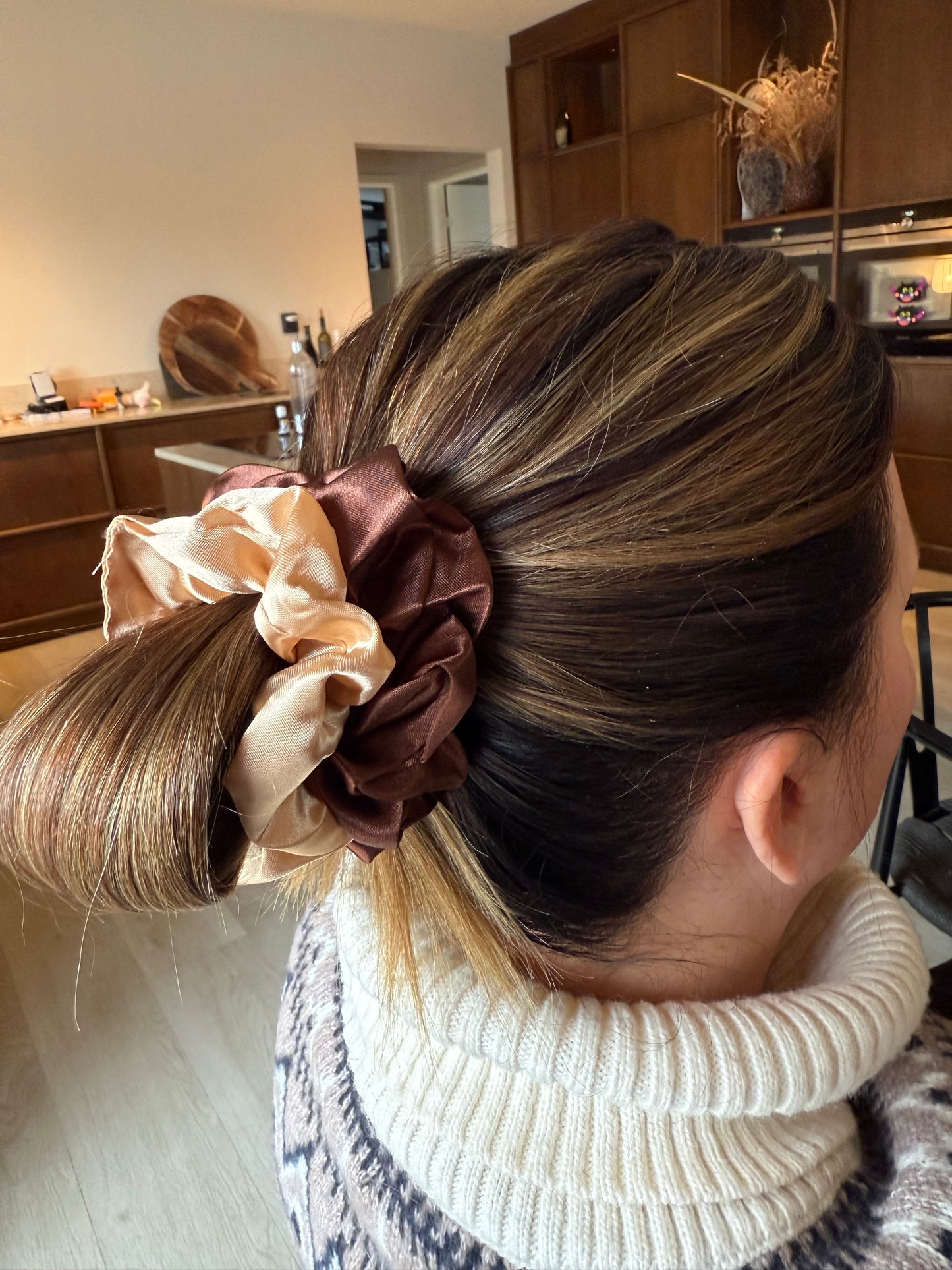 Satinschrunchie bundle Auburn