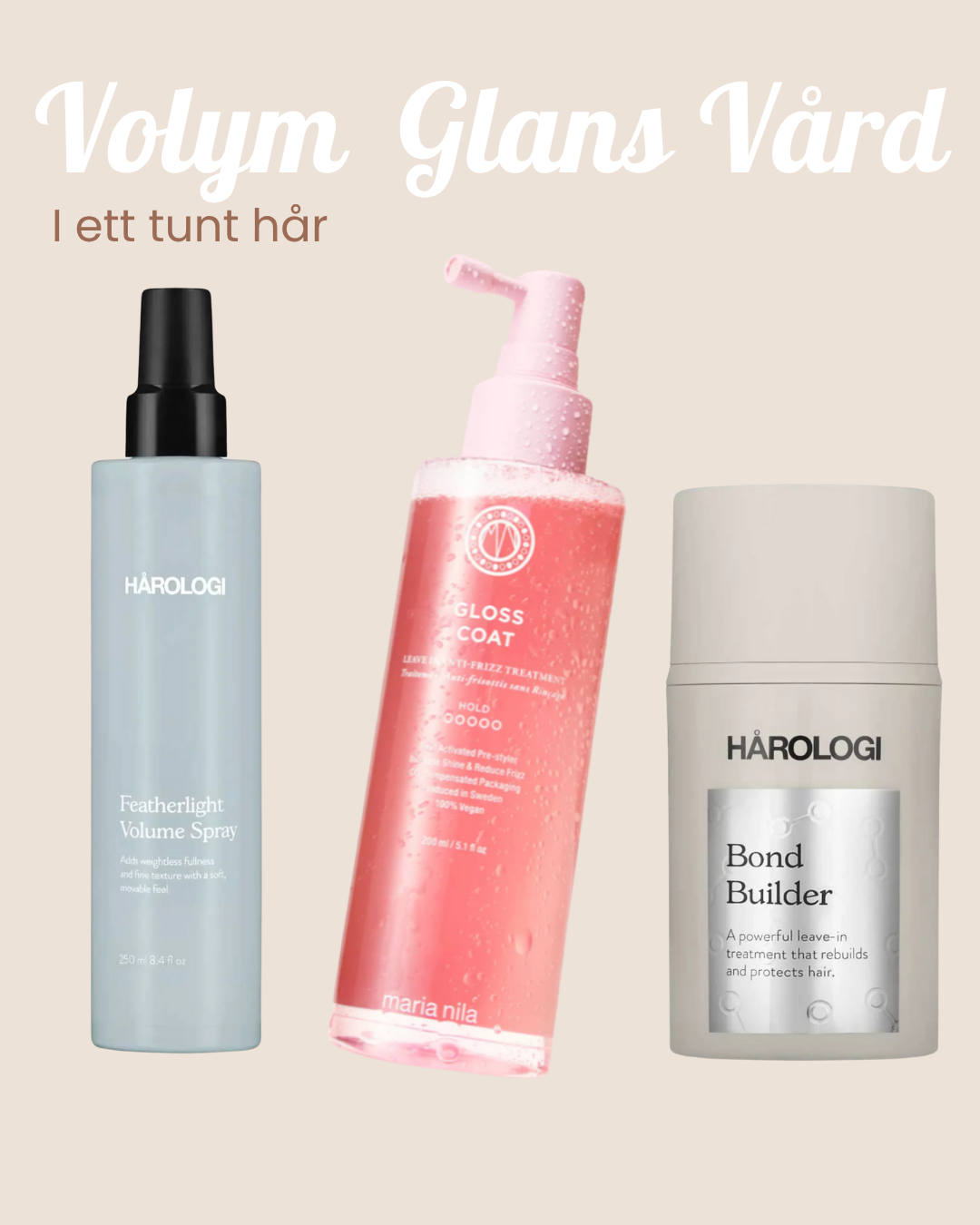 BUNDLE, Glans, vård och volym!