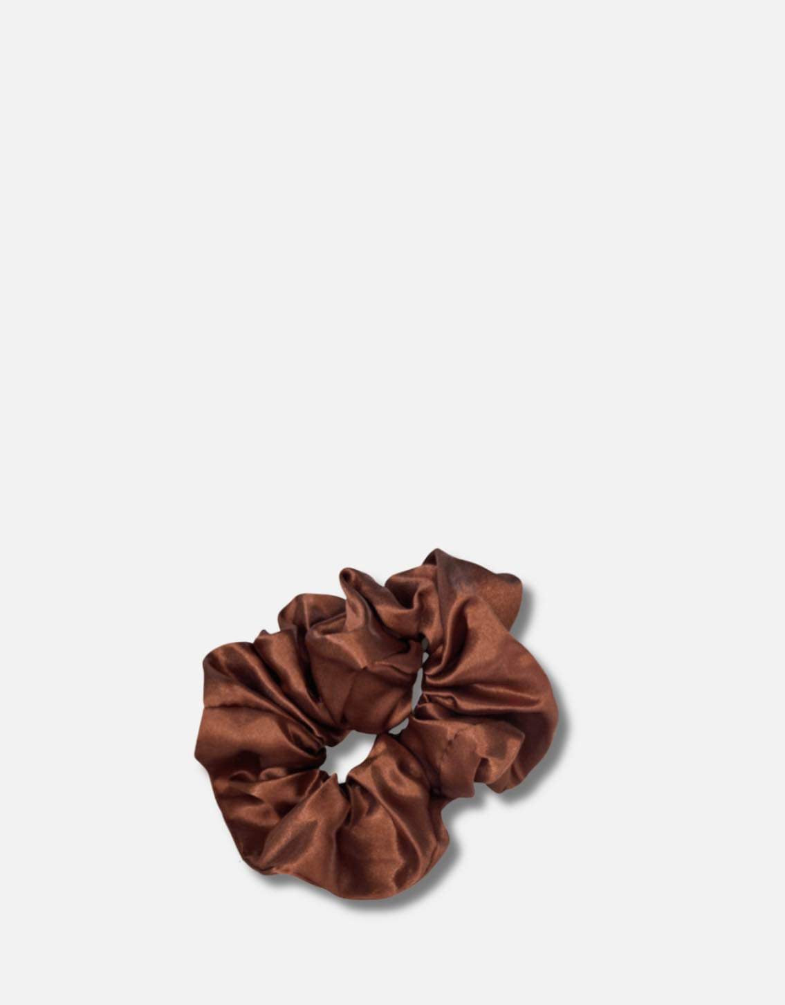 Satin schrunchie black