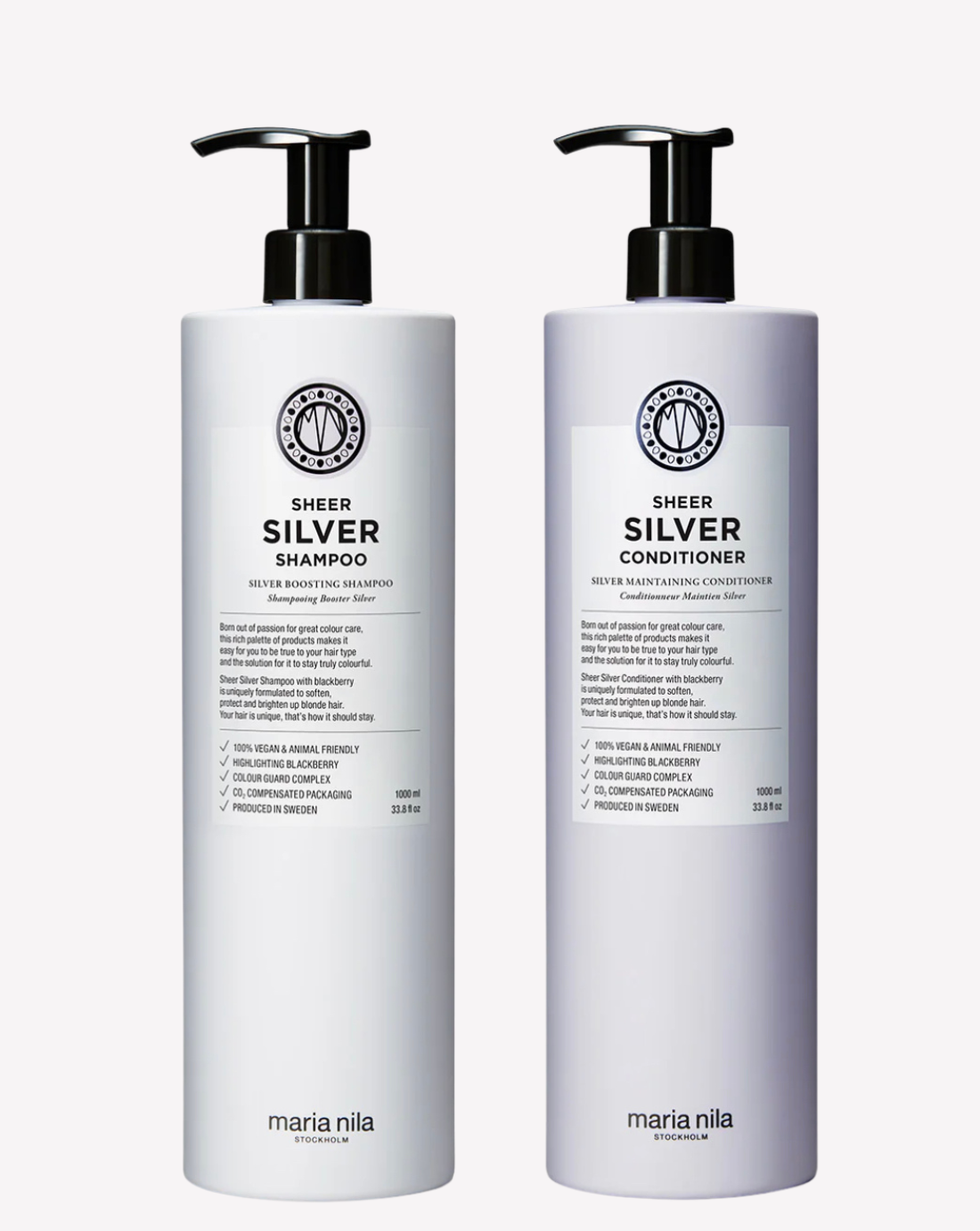 Maria Nila Sheer Silver duo 1000ml