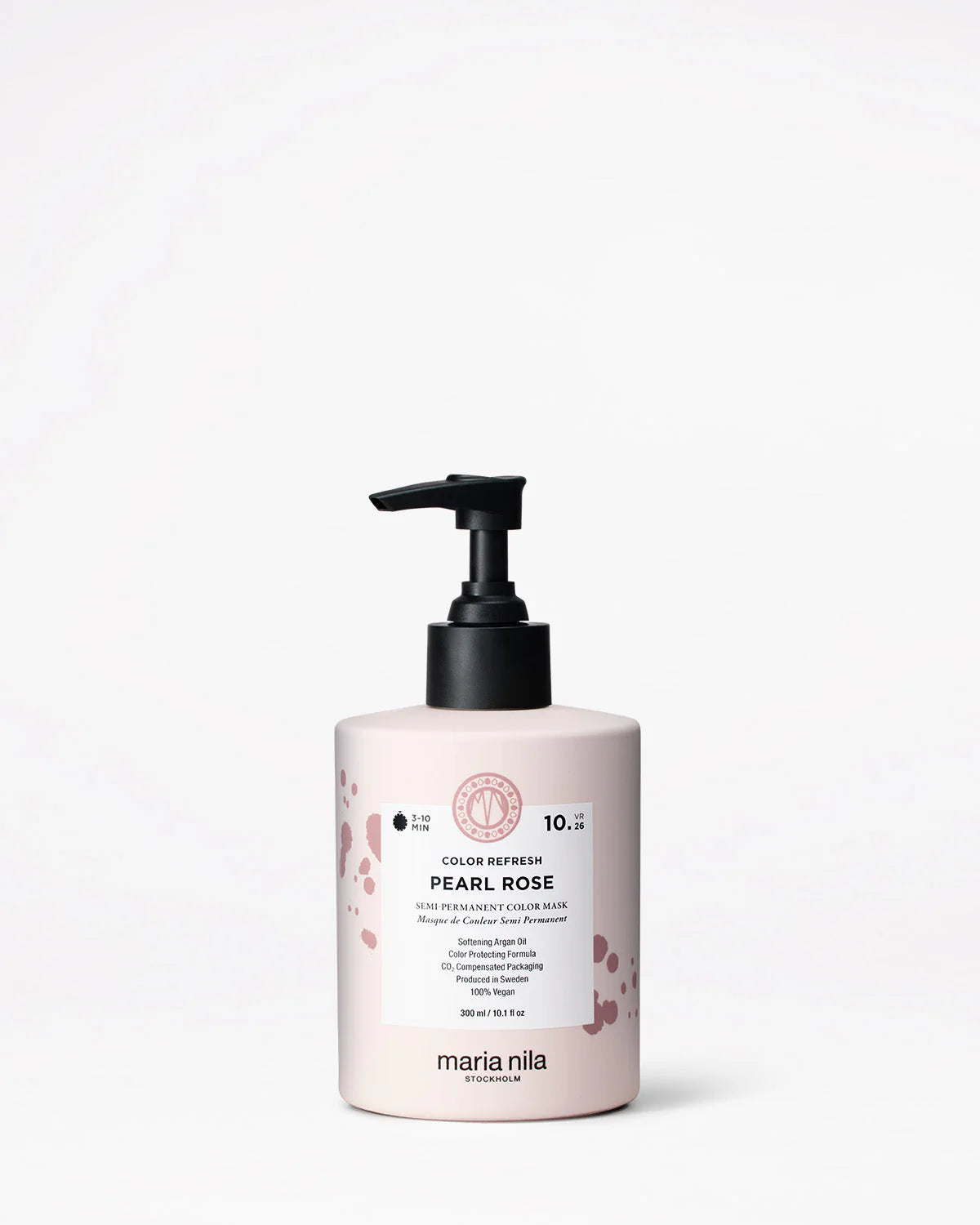 Maria Nila Color Refresh 300 ml Pearl Rose – skonsam färginpackning för rosa hårtoner med pärleffekt