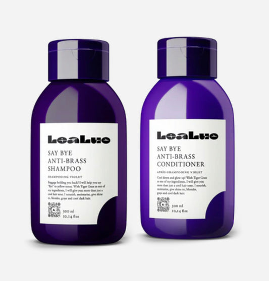 LeaLuo Say Bye Anti-Brass Shampoo And conditioner